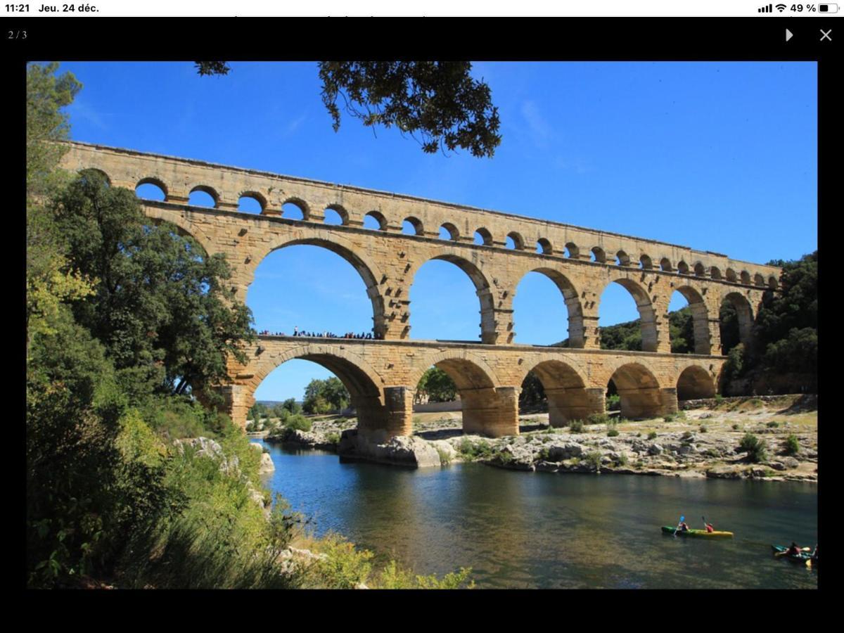 Appartement 3 Min A Pied Du Centre D'Uzes Parking Piscine מראה חיצוני תמונה