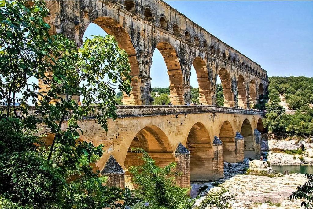 Appartement 3 Min A Pied Du Centre D'Uzes Parking Piscine מראה חיצוני תמונה